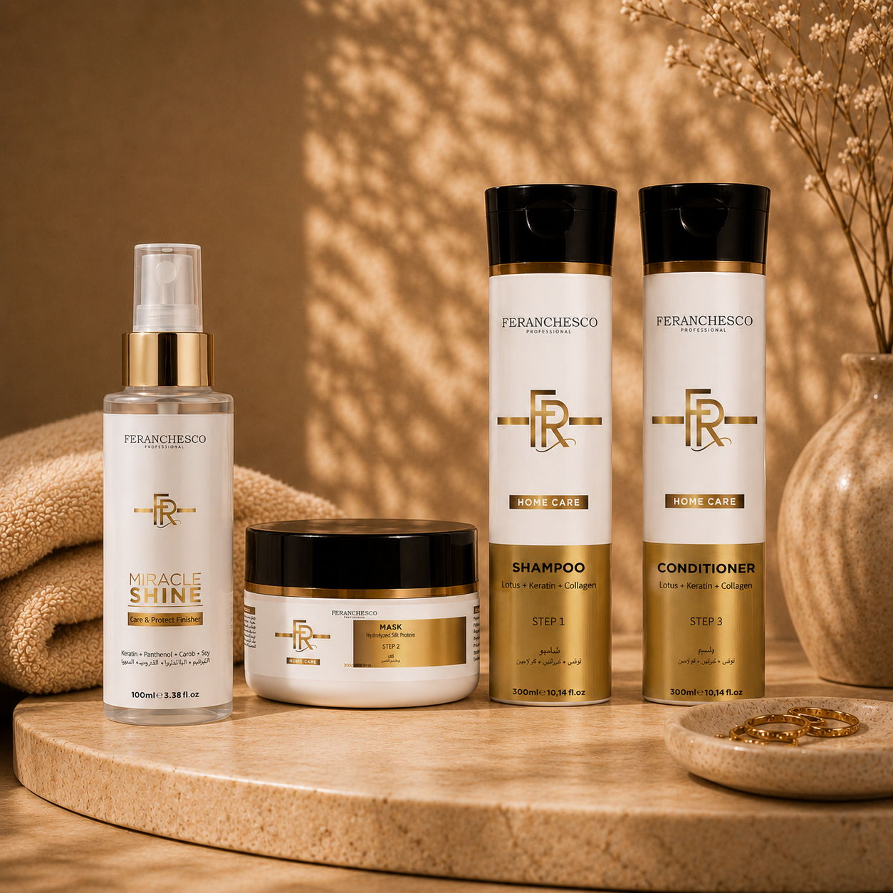 Homecare Kit For Chemically Treated Hair, Structural Damage, Porosity & Shine Control