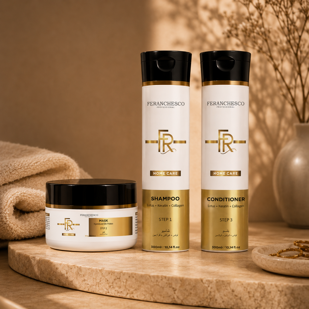Homecare Kit For Chemically Treated Hair, Structural Damage, Porosity & Shine Control