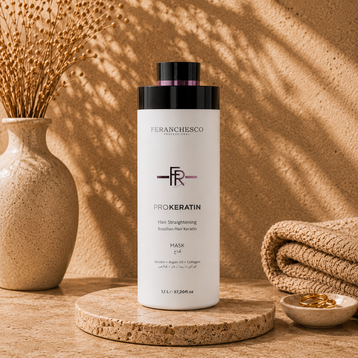 Pro Keratin 1.1L – Professional Keratin Hair Treatment for Frizz & Volume Control