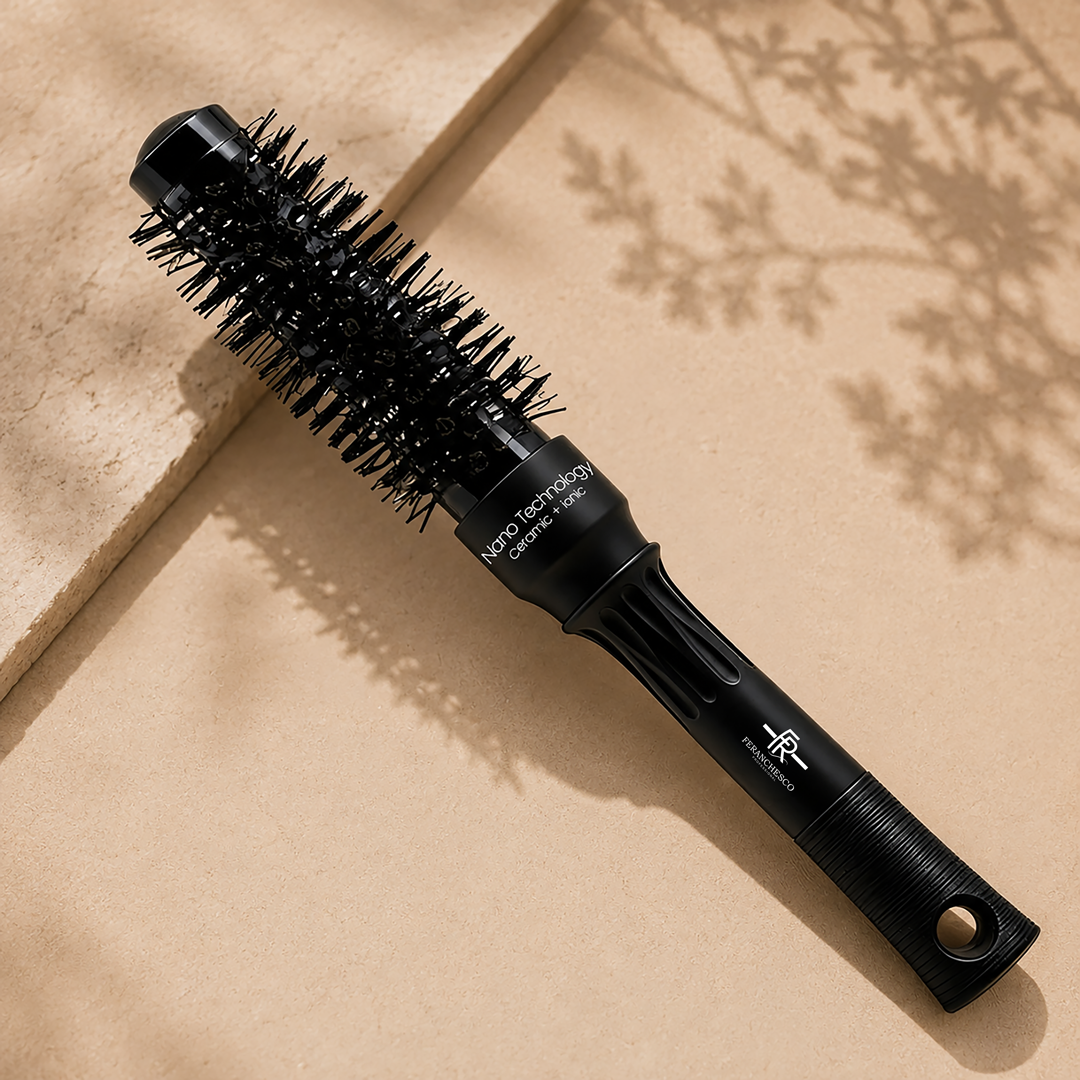 Round Hair Brush with Nano Technology – Ceramic & Ionic #25