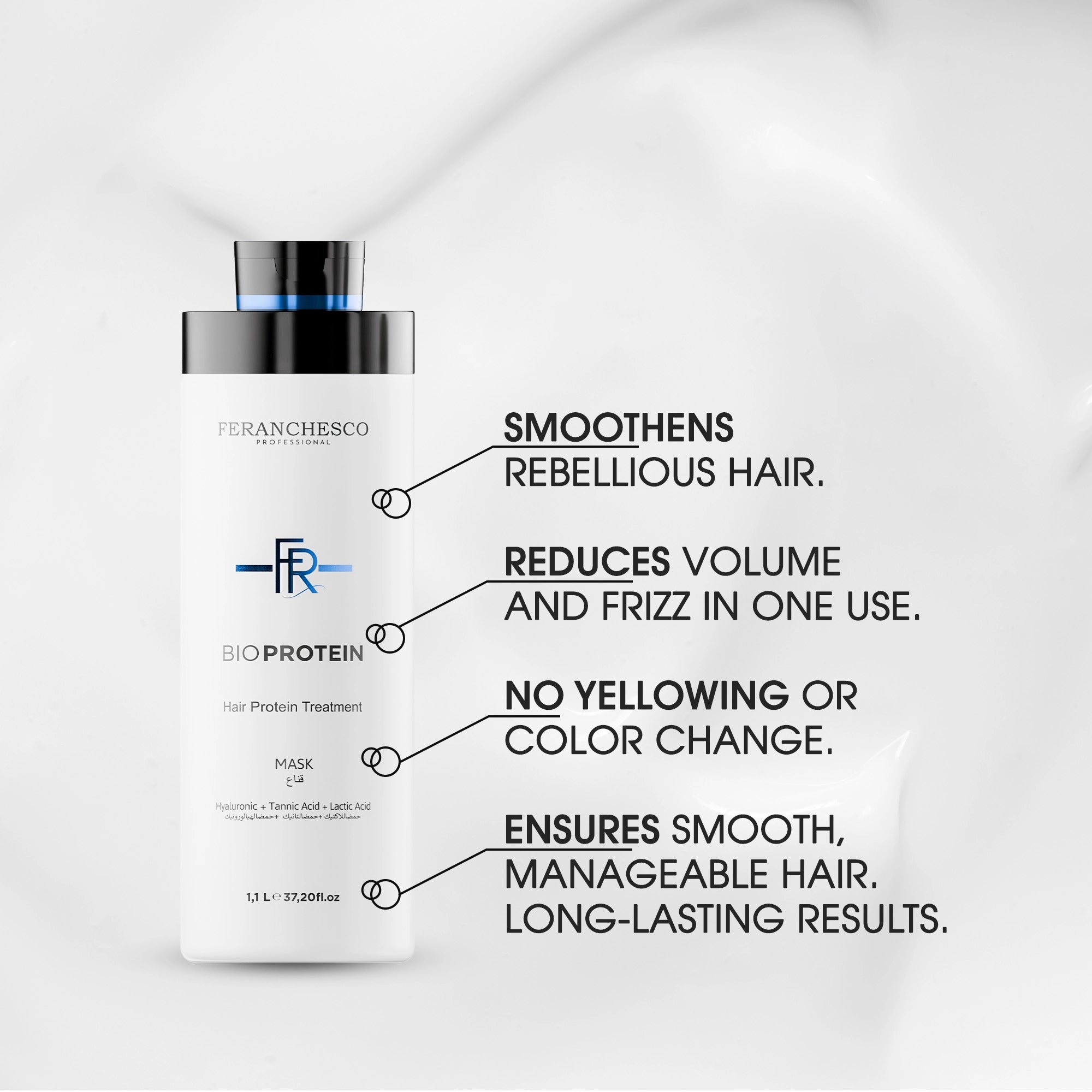 Bio Protein Hair Treatment | Anti-Frizz Protein Therapy for Hair - (1.1L)