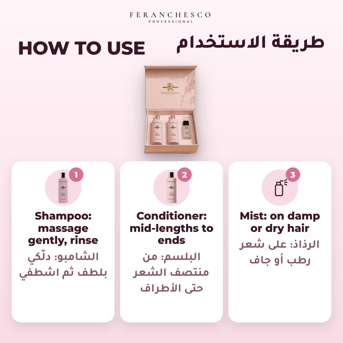 Feranchesco Color Protect Gift Set – how to use