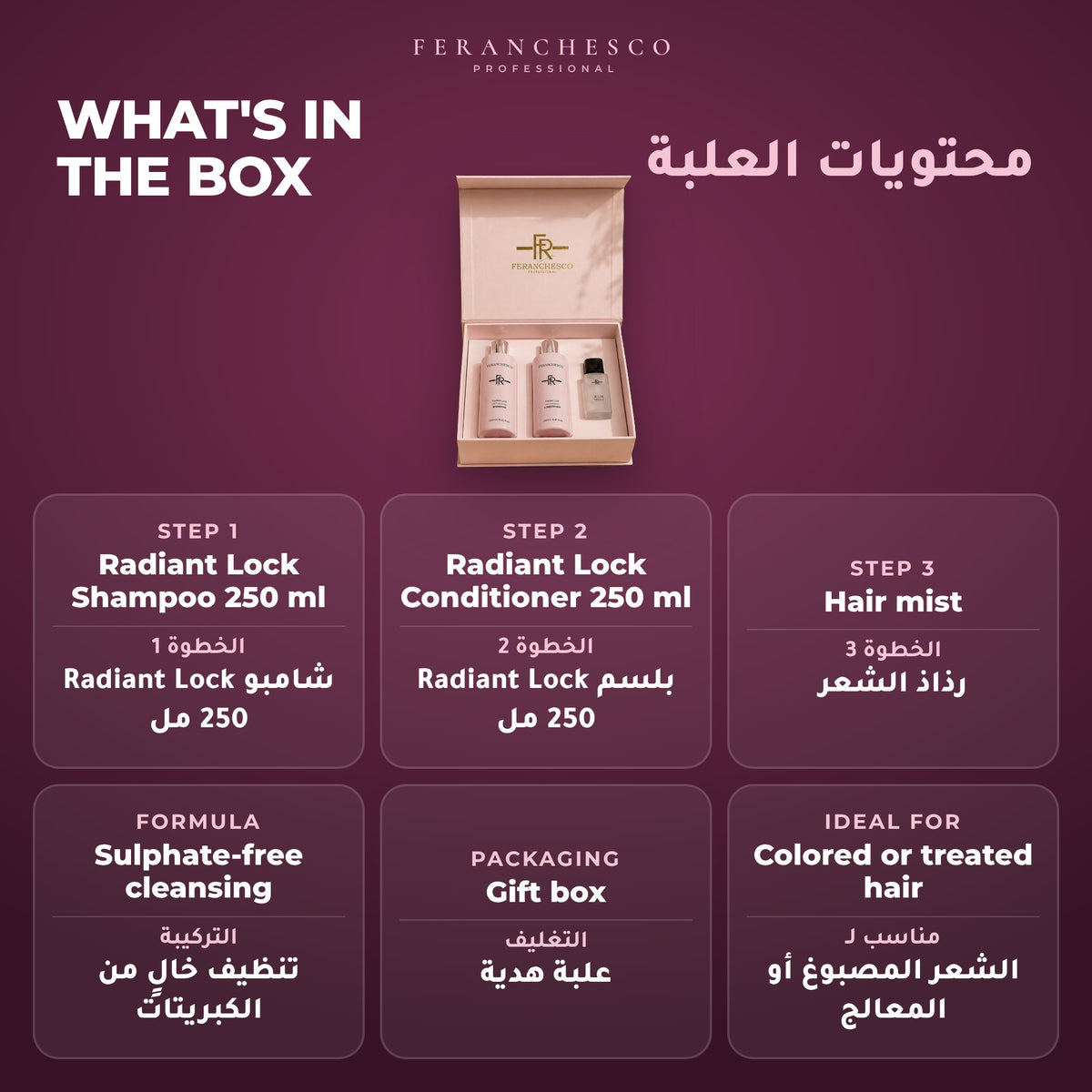 Feranchesco Color Protect Gift Set – what's in the box