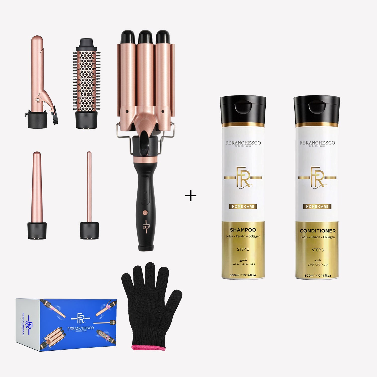 Luminous Flux Collection For All Hair Lengths, Heat Styling, Brittle Strands & Texture Control