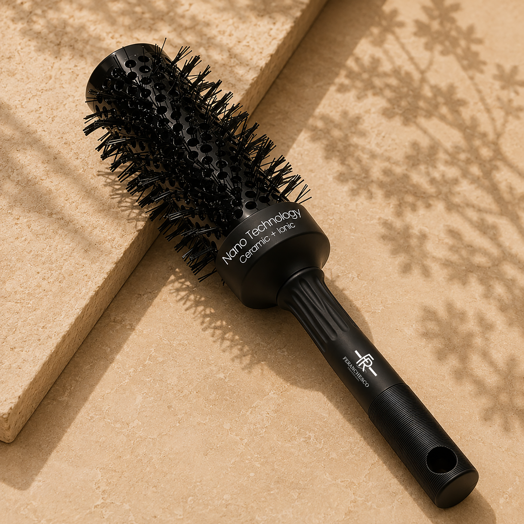 Round Hair Brush with Nano Technology – Ceramic &amp; Ionic #43