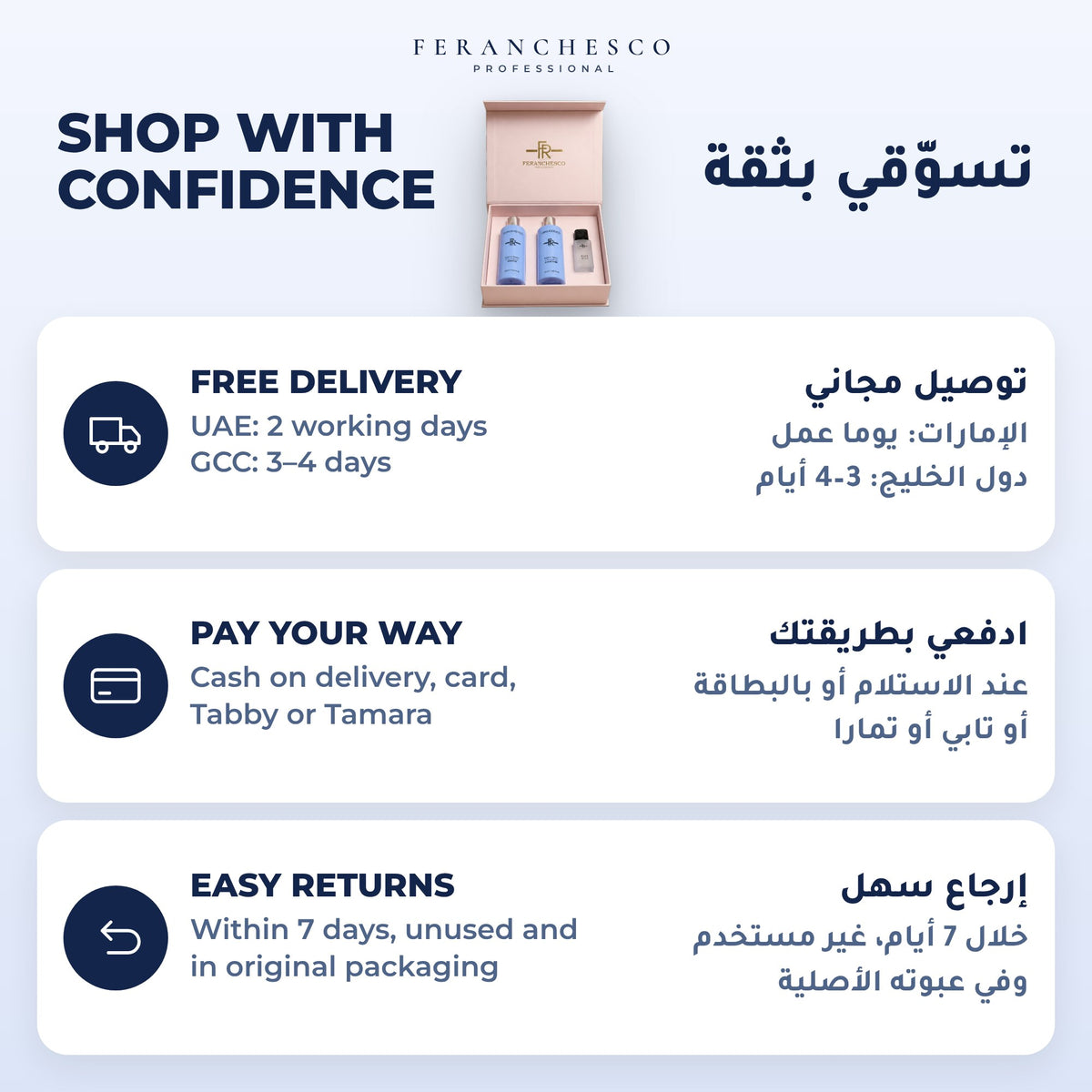 Feranchesco Repair & Shine Gift Set – free delivery, payment options and easy returns