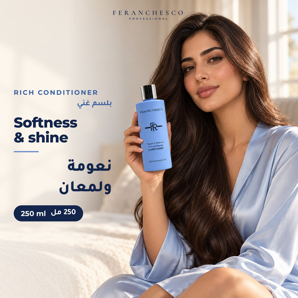 Feranchesco Repair & Restore Conditioner 250ml – with a model