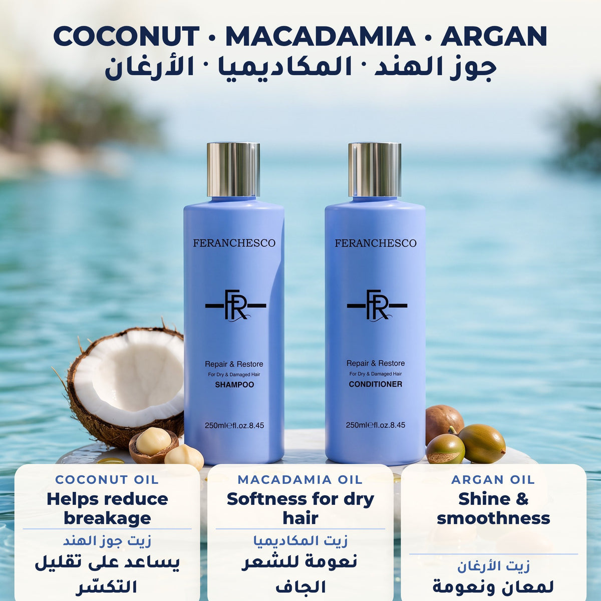 Feranchesco Repair & Restore Shampoo & Conditioner Duo – key ingredients